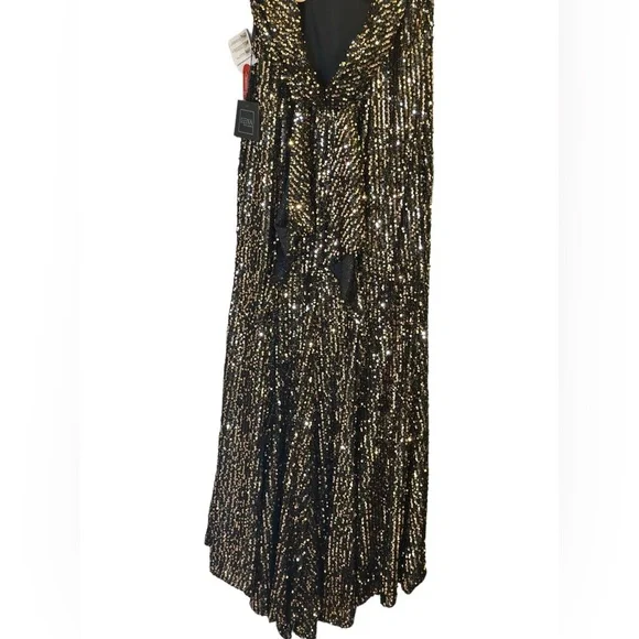 IEENA For Mac Duggal Sequins Evening Dress NWT 12 - Picture 12 of 16